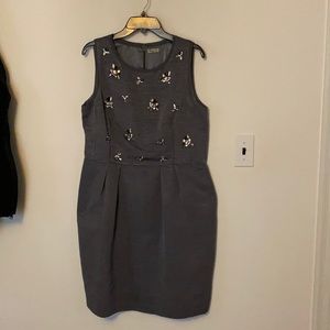 Eliza J cocktail dress with gems on the bodice